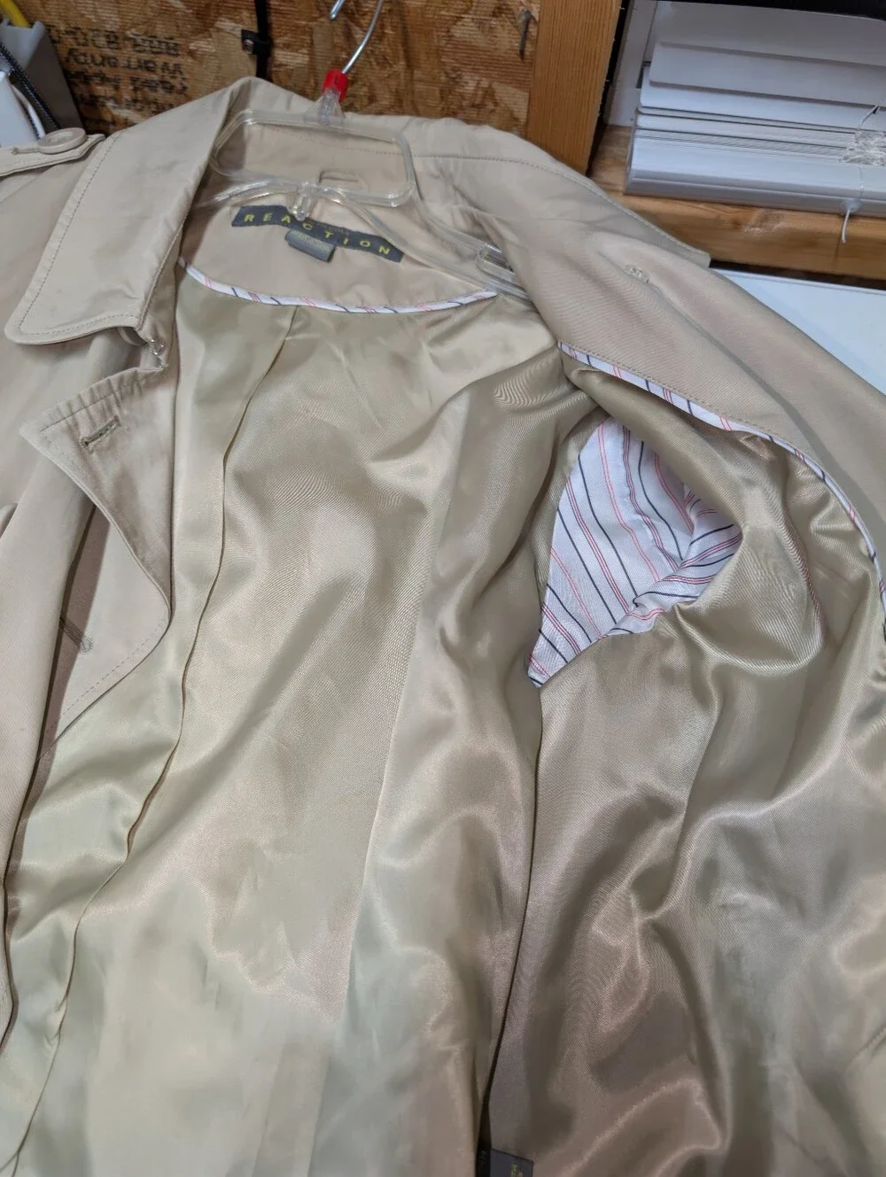 Kenneth Cole Reaction Beige Jacket - XL